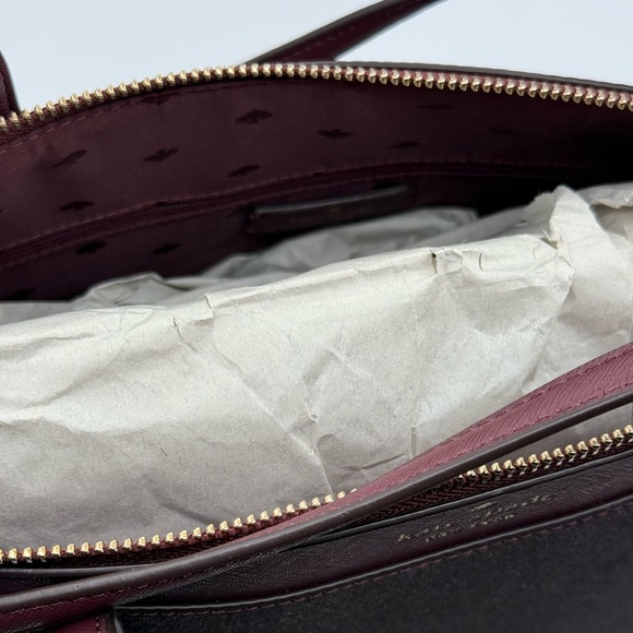 Kate Spade Tote Shoulder Deep Nova  Glitter Fabric Bag - Picture 9 of 17